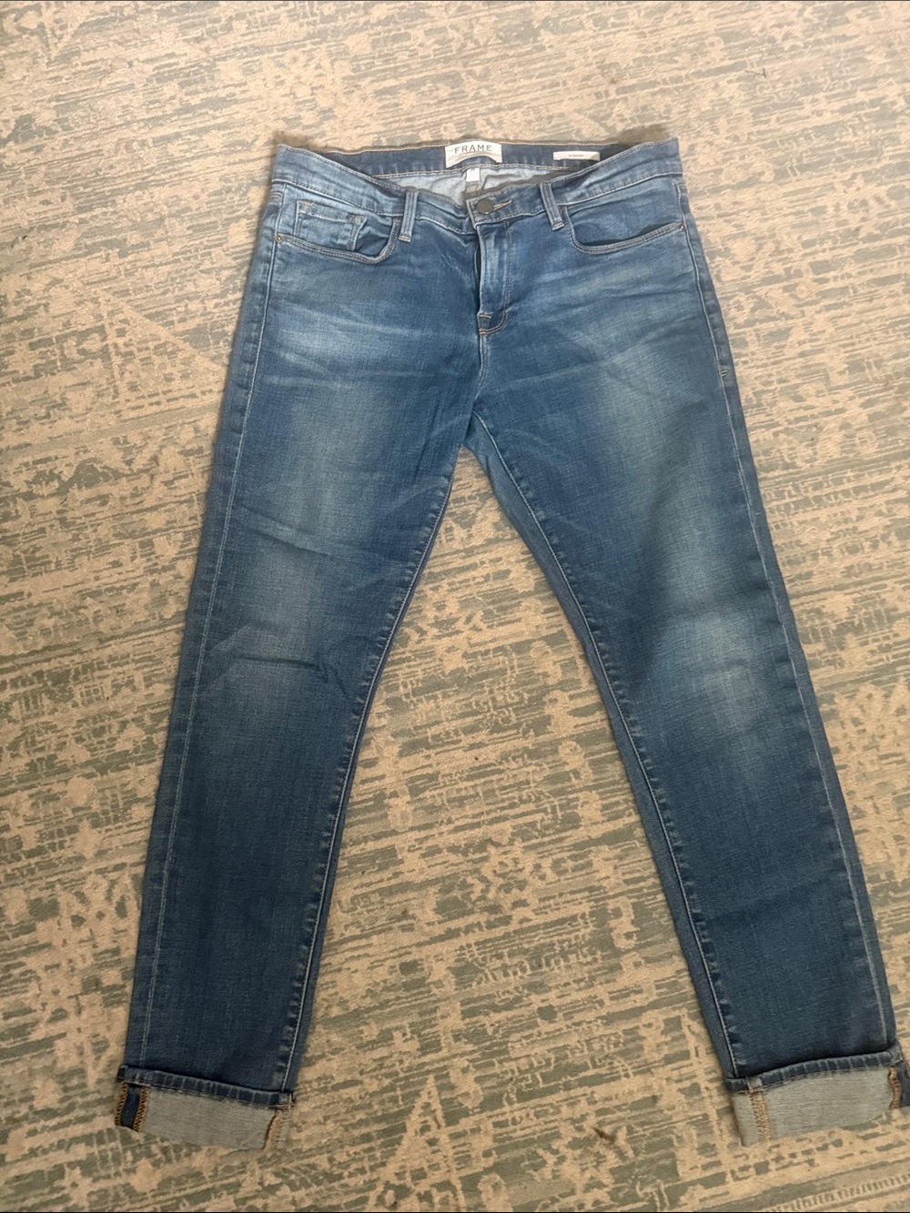 Frame Denim Women's Skinny Jeans - Medium Blue Wash